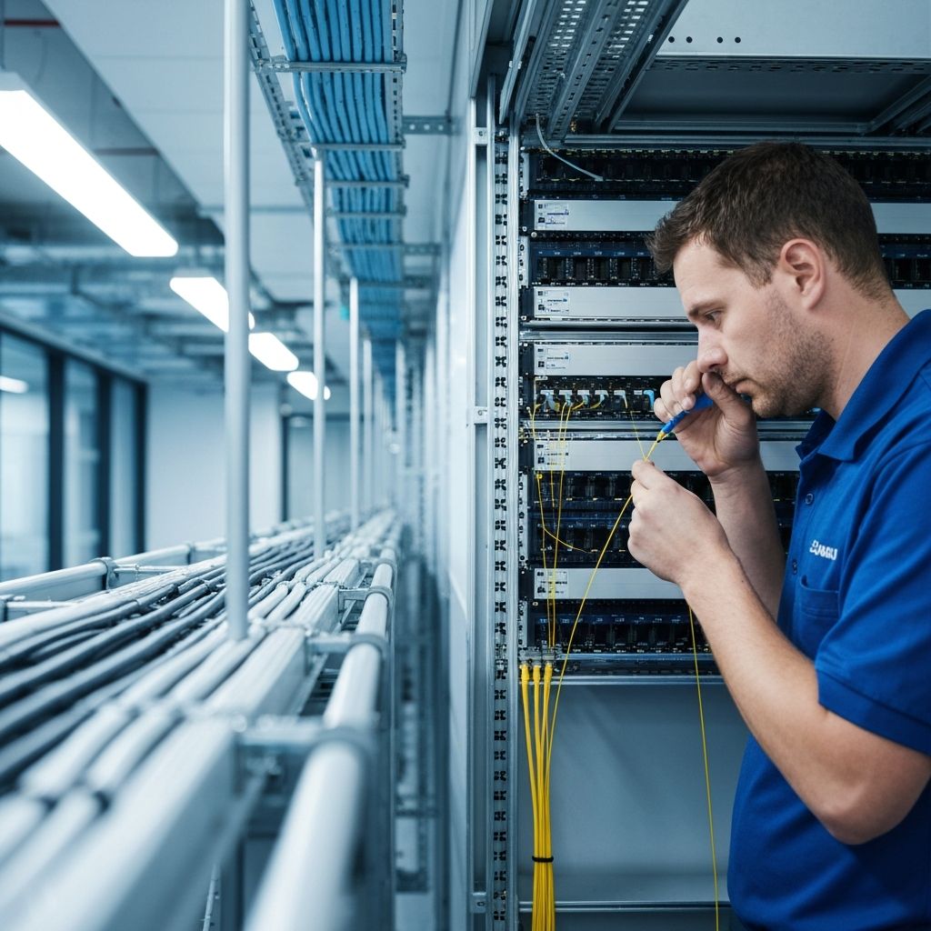 Last-mile fiber integration